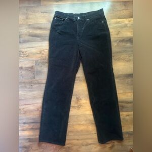 Talbots Black Corduroy Pants – Size 8